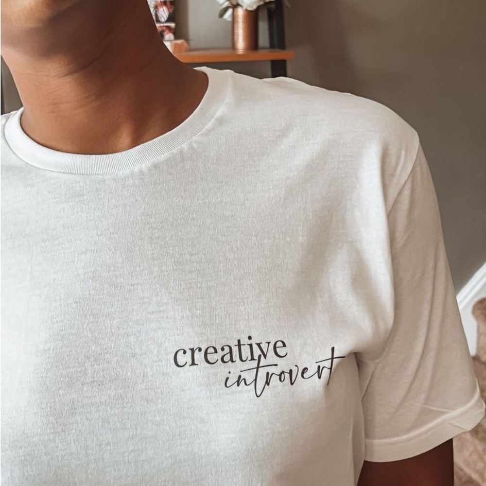 Creative Introvert Graphic T Shirt